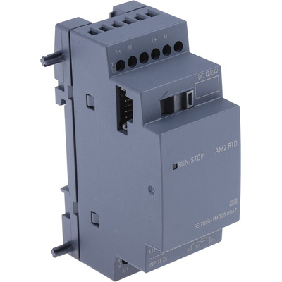 Siemens LOGO! Series I/O module for Use with LOGO! 8, LOGO! 8.2, 12 → 24 V dc Supply, 2-Input, Analogue