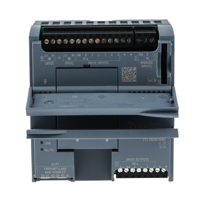Siemens SIMATIC S7-1200 Series PLC CPU for Use with SIMATIC S7-1200 Series, 20.4 → 28.8 V dc Supply, Digital,