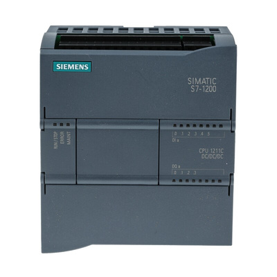 Siemens SIMATIC S7-1200 Series PLC CPU for Use with SIMATIC S7-1200 Series, 20.4 → 28.8 V dc Supply, Digital,