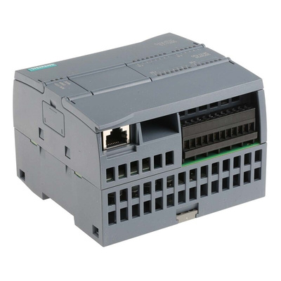 Siemens SIMATIC S7-1200 Series PLC CPU for Use with SIMATIC S7-1200 Series, Digital, Transistor Output, 14 (Digital, 2