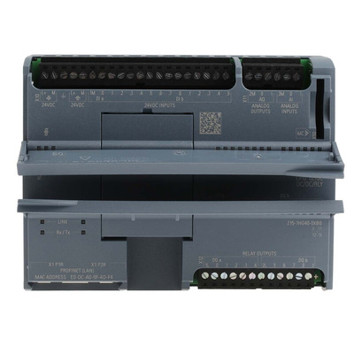 Siemens SIMATIC S7-1200 Series PLC CPU for Use with SIMATIC S7-1200 Series, 20.4 → 28.8 V dc Supply, Digital,
