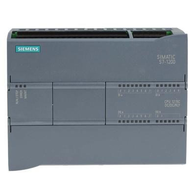 Siemens SIMATIC S7-1200 Series PLC CPU for Use with SIMATIC S7-1200 Series, 20.4 → 28.8 V dc Supply, Digital,