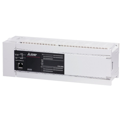 Mitsubishi FX5U Series PLC CPU for Use with MELSEC IQ-F Series IQ Platform-Compatible PLC, Relay, Transistor Output,