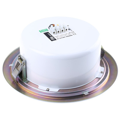 Monacor EDL-11TW 10W White Speaker, 60 Hz → 20 kHz