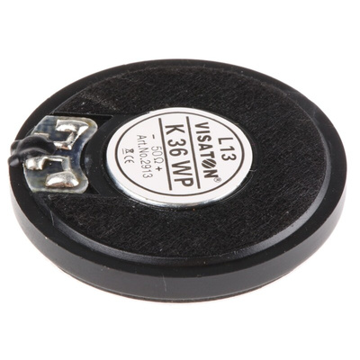 Visaton 36mm dia 1W nom Full Range Speaker Driver, 50Ω, 300 Hz → 20 kHz
