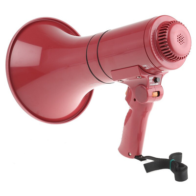 TOA ER1215S Red 15 W Hand Grip Megaphone with Siren Alert