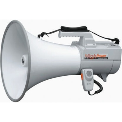 TOA ER2230W Grey 30 W Shoulder Megaphone with Whistle Alert