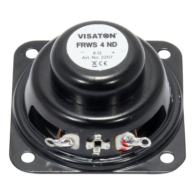 Visaton 39mm dia 2W nom Full Range Speaker Driver, 8Ω, 150 → 20000 Hz