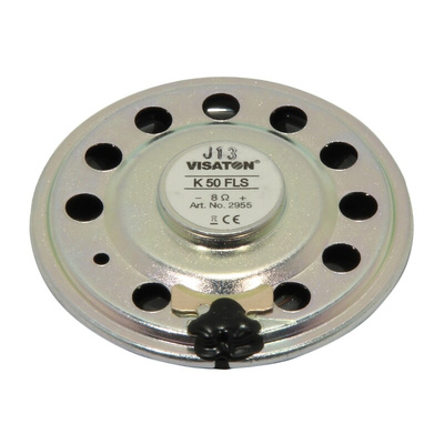 Visaton 50mm dia 1W nom Full Range Speaker Driver, 8Ω, 350 → 20000 Hz