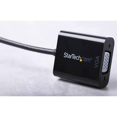 StarTech.com DisplayPort to VGA Adapter, 100mm Length - 1920 x 1200 Maximum Resolution