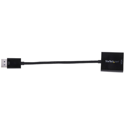 StarTech.com DisplayPort to VGA Adapter, 100mm Length - 1920 x 1200 Maximum Resolution