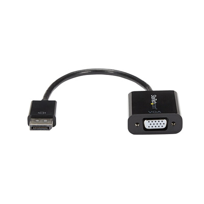 StarTech.com DisplayPort to VGA Adapter, 100mm Length - 1920 x 1200 Maximum Resolution