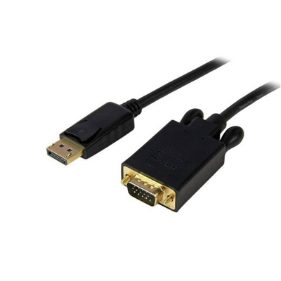 StarTech.com DisplayPort to VGA Adapter, 1.8m Length - 1920 x 1200 Maximum Resolution