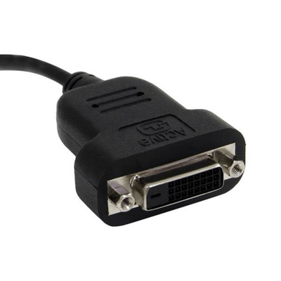 Startech Mini DisplayPort to DVI Adapter, 120mm Length - 1920 x 1200 Maximum Resolution