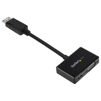 StarTech.com 2 port DisplayPort to HDMI, VGA Adapter, 150mm Length - 1920 x 1200 Maximum Resolution