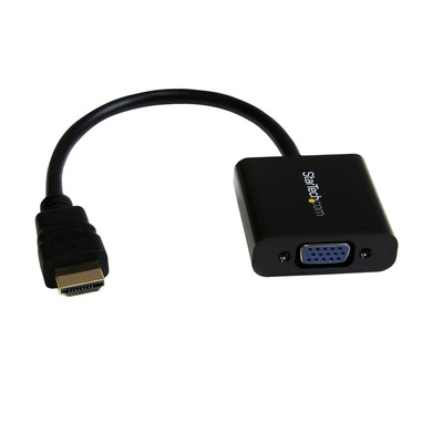 Startech HDMI to VGA Adapter, 245mm Length - 1920 x 1080 Maximum Resolution