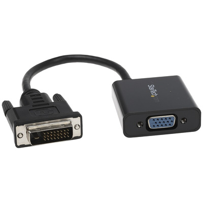 StarTech.com DVI-D to VGA Adapter, 190mm Length - 1920 x 1200 Maximum Resolution