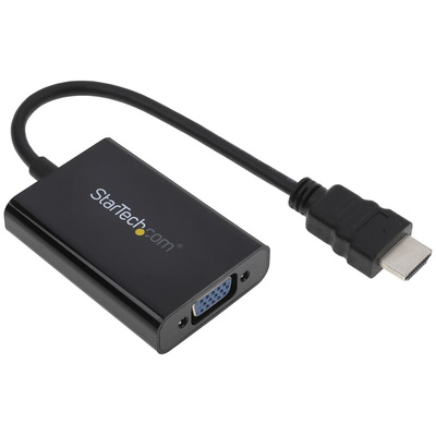 Startech HDMI to VGA Adapter, 250mm Length - 1920 x 1080 Maximum Resolution
