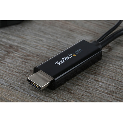 StarTech.com HDMI to DisplayPort Adapter, 255mm Length - 3840 x 2160 Maximum Resolution
