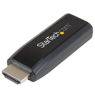 Startech HDMI to VGA Adapter, 62mm Length - 1920 x 1200 Maximum Resolution