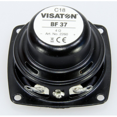 Visaton 37mm dia 5W nom Full Range Speaker Driver, 4Ω, 100 → 20000 Hz