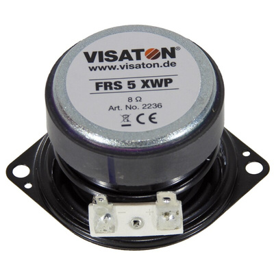 Visaton 52.5mm dia 5W nom Full Range Speaker Driver, 8Ω, 120 → 20000 Hz