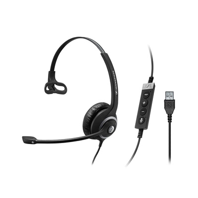 Sennheiser Circle SC 200 Black Wired USB A On Ear Headset