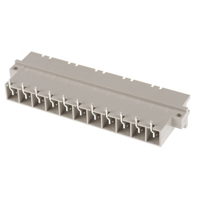 ERNI 11 Way 7.62mm Pitch, Type H11 Class C1, 1 Row, Right Angle DIN 41612 Connector, Plug