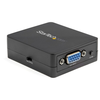 StarTech.com 2 port VGA to Composite, S-Video Video Converter, 640 x 480, 1920 x 1080 Maximum Resolution