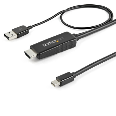 Startech 2 port HDMI to Mini DisplayPort Adapter, 2m Length - 4K Maximum Resolution