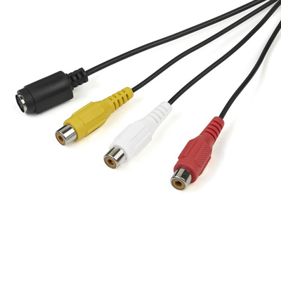 StarTech.com Composite, Audio RCA, S-Video to USB Video Converter, 720 x 480, 720 x 576 Maximum Resolution