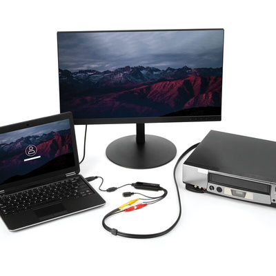 StarTech.com Composite, Audio RCA, S-Video to USB Video Converter, 720 x 480, 720 x 576 Maximum Resolution