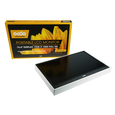 Okdo HCIV15601 15.6in LCD Monitor, 1920 x 1080 Pixels