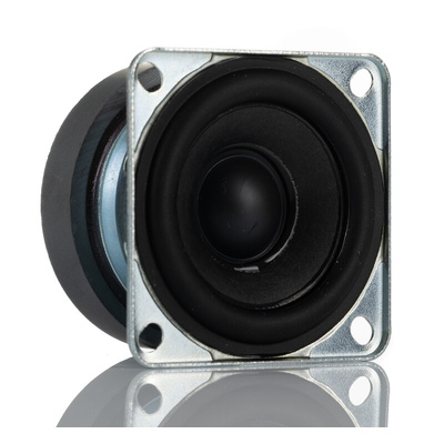 RS PRO 50mm dia 10W nom Full Range Speaker Driver, 8Ω