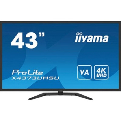 iiyama ProLite X4373UHSU-B1 43in LCD Computer Monitor, 3840 x 2160 Pixels