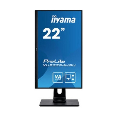 iiyama ProLite 22in LCD Computer Monitor, 1920 x 1080 Pixels