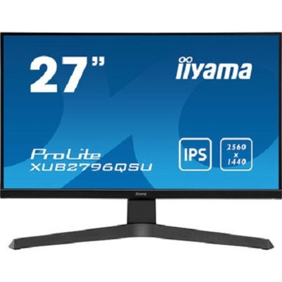 iiyama ProLite XUB2796QSU-B1 27in LCD Computer Monitor, 2560 x 1440 Pixels