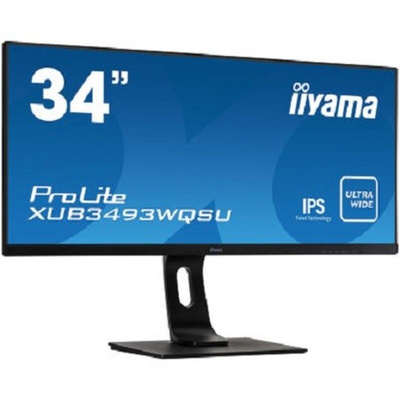 iiyama ProLite XUB3493WQSU-B1 34in LCD Computer Monitor, 3440 x 1440 Pixels