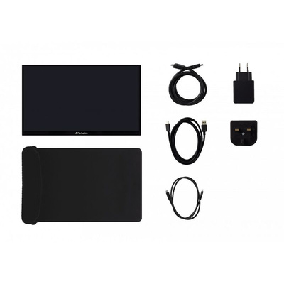 Verbatim PMT-15 Portable Touchscreen Monitor 16in LCD Monitor, 1920 x 1080