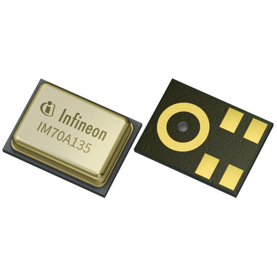 Infineon Wireless Analog Microphone, Flat Rrequency Response With a Low LFRO of 37H