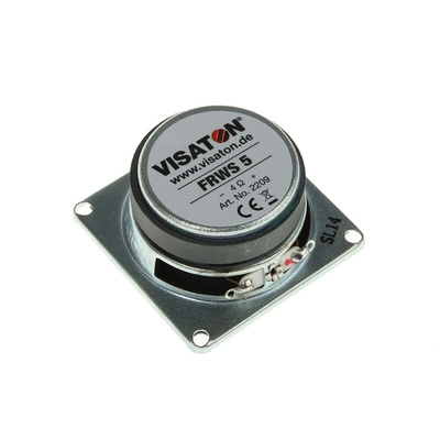 Visaton 50mm dia 4W nom Full Range Speaker Driver, 4Ω, 150 Hz → 20 kHz