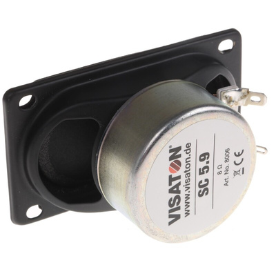 Visaton 50.5mm dia 10W nom Full Range Speaker Driver, 8Ω, 130 Hz → 20 kHz