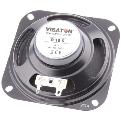 Visaton 102mm dia 20W nom Full Range Speaker Driver, 8Ω, 100 Hz → 13 kHz