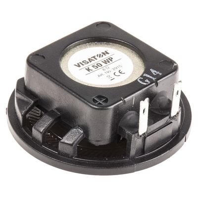 Visaton 50mm dia 2W nom Full Range Speaker Driver, 8Ω, 180 Hz → 17 kHz