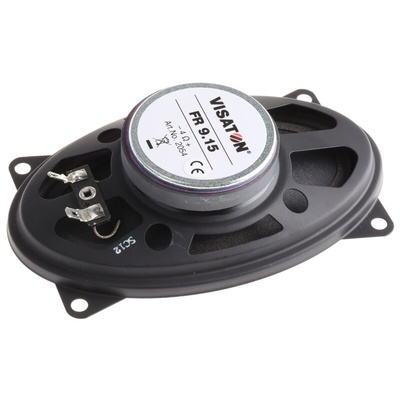 Visaton 95mm dia 15W nom Full Range Speaker Driver, 4Ω, 75 Hz → 16 kHz