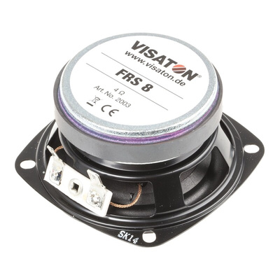 Visaton 78mm dia 30W nom Full Range Speaker Driver, 4Ω, 100 Hz → 20 kHz