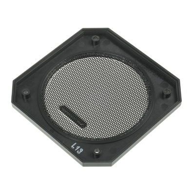 Visaton Black Square Speaker Grill for 10 cm/4 in, 10 cm/8 in Speaker Size