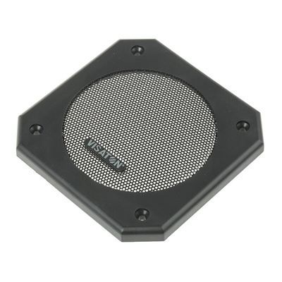 Visaton Black Square Speaker Grill for 10 cm/4 in, 10 cm/8 in Speaker Size
