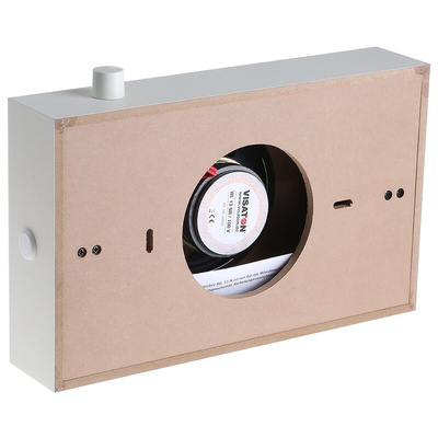 Visaton WL 13 NR White Cabinet Speaker, 90 Hz → 20 kHz