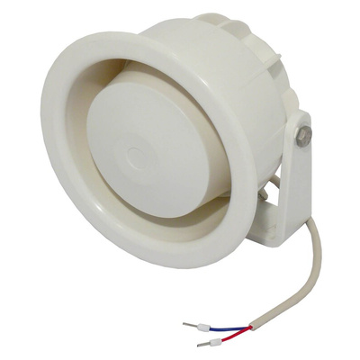 Visaton DK 133 4W White Horn Speaker, 500 → 4400 Hz, IP67